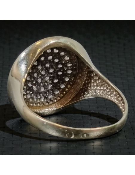 Pierścionek Okrągły z Cyrkoniami 2,79g pr.333 r.17