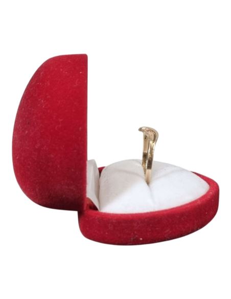 Pierścionek z Czerwonym Oczkiem 1,22g pr.585 r.13