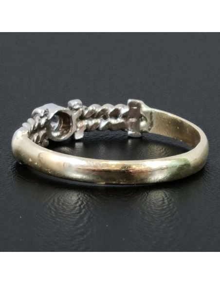 Pierścionek z Białym Złotem 2,24g pr.585 r.16