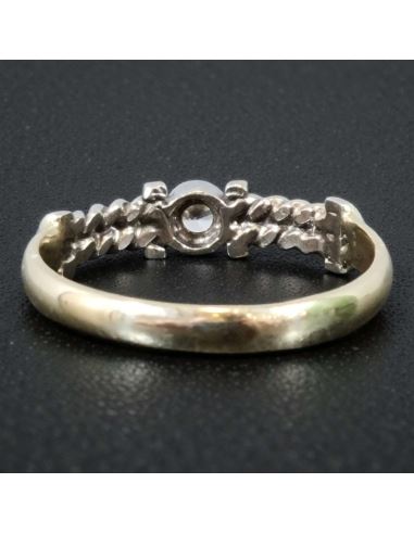 Pierścionek z Białym Złotem 2,24g pr.585 r.16