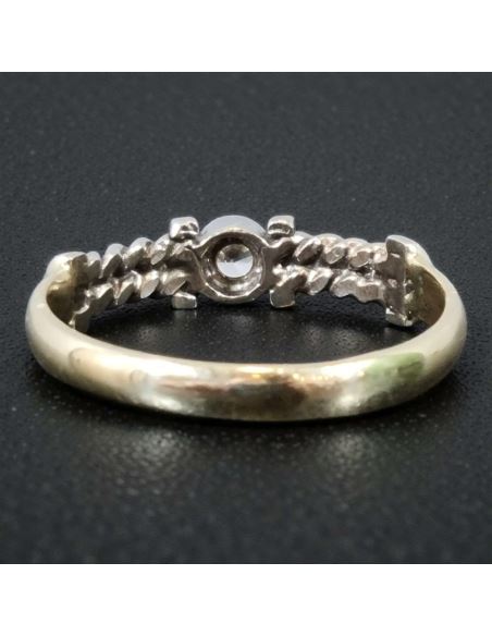 Pierścionek z Białym Złotem 2,24g pr.585 r.16