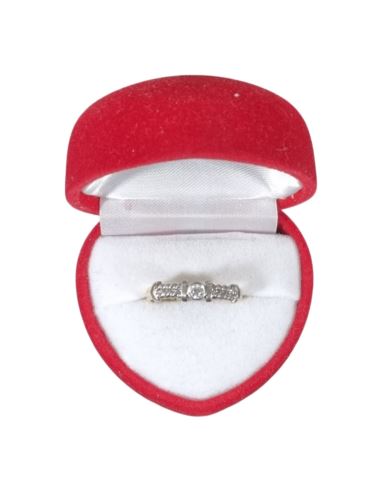 Pierścionek z Białym Złotem 2,24g pr.585 r.16