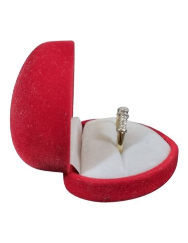 Pierścionek z Białym Złotem 2,24g pr.585 r.16