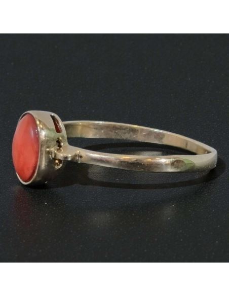 Pierścionek z Drobnym Koralem 1,41g pr.585 r.17