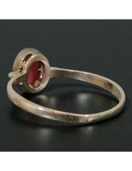 Pierścionek z Drobnym Koralem 1,41g pr.585 r.17
