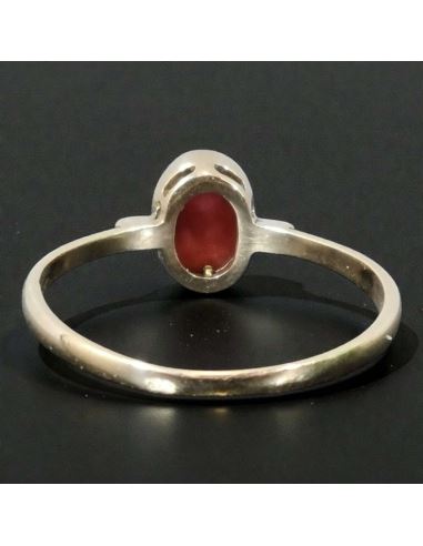 Pierścionek z Drobnym Koralem 1,41g pr.585 r.17