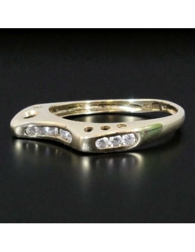 Pierścionek z Oczkami 2,44g pr.585 r.17