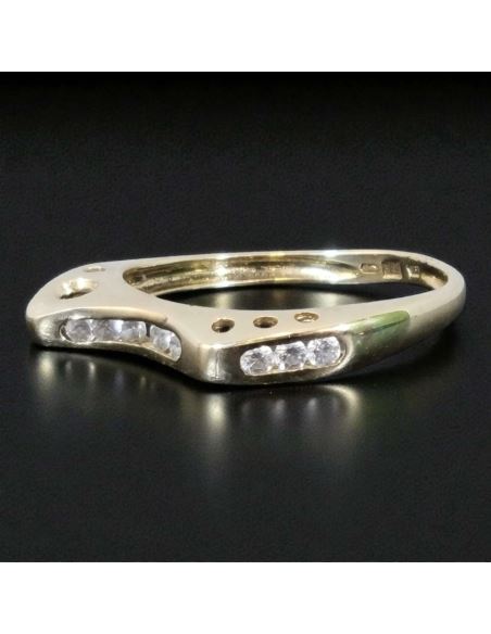 Pierścionek z Oczkami 2,44g pr.585 r.17