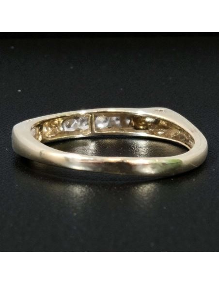 Pierścionek z Oczkami 2,44g pr.585 r.17