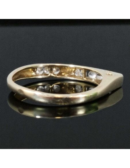 Pierścionek z Oczkami 2,44g pr.585 r.17