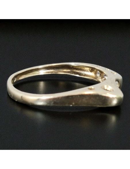 Pierścionek z Oczkami 2,44g pr.585 r.17