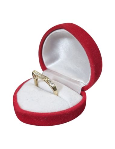 Pierścionek z Oczkami 2,44g pr.585 r.17