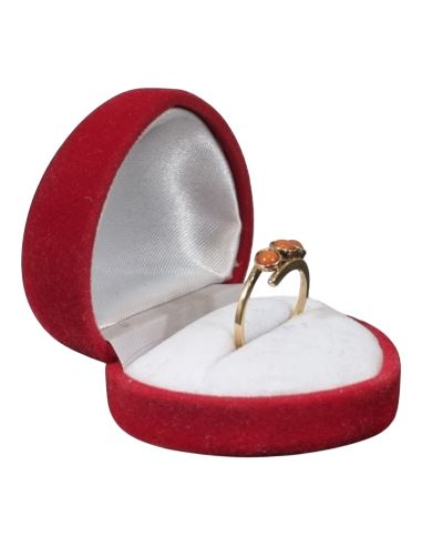 Pierścionek z Trzema Koralami 2,06g pr.585 r.13