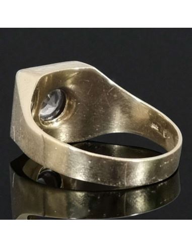 Złoty Sygnet z Dużym Oczkiem 5,12g pr.585 r.21