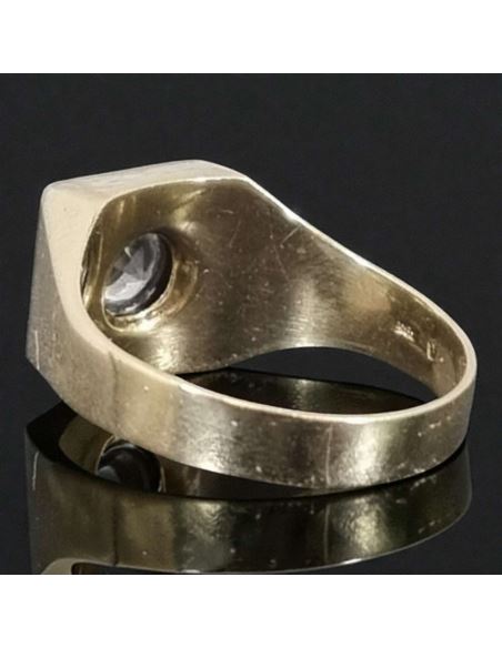 Złoty Sygnet z Dużym Oczkiem 5,12g pr.585 r.21