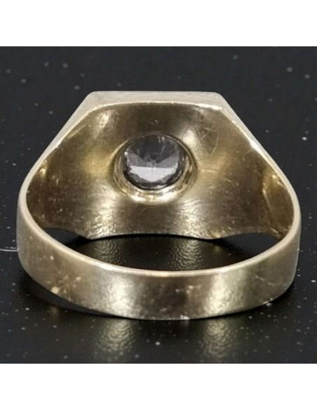 Złoty Sygnet z Dużym Oczkiem 5,12g pr.585 r.21