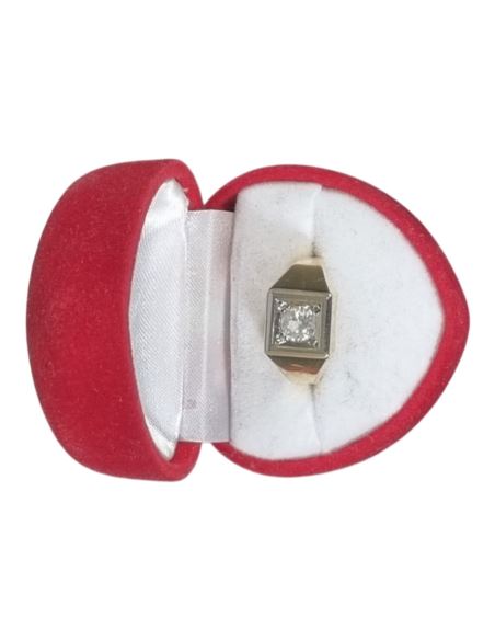 Złoty Sygnet z Dużym Oczkiem 5,12g pr.585 r.21