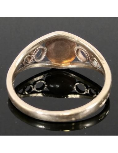 Pierścionek z Jasnym Koralem 2,12g pr.585 r.11