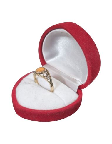 Pierścionek z Jasnym Koralem 2,12g pr.585 r.11