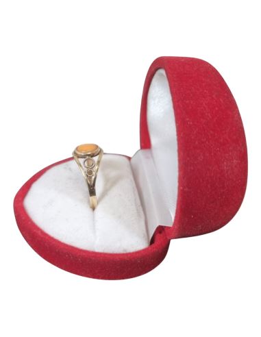 Pierścionek z Jasnym Koralem 2,12g pr.585 r.11