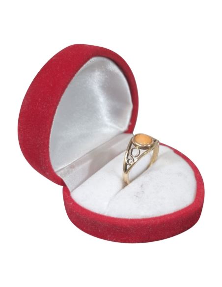 Pierścionek z Jasnym Koralem 2,12g pr.585 r.11