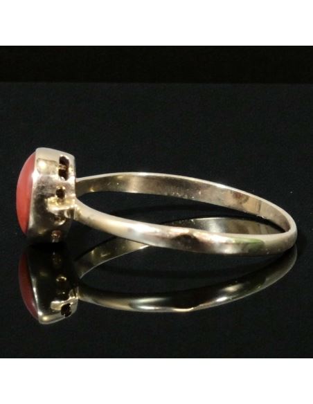 Pierścionek z Drobnym Koralem 1,41g pr.585 r.17