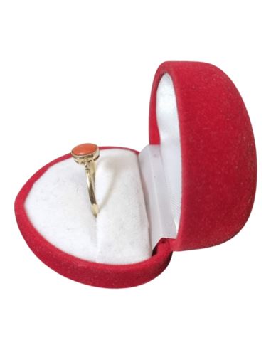 Pierścionek z Drobnym Koralem 1,41g pr.585 r.17