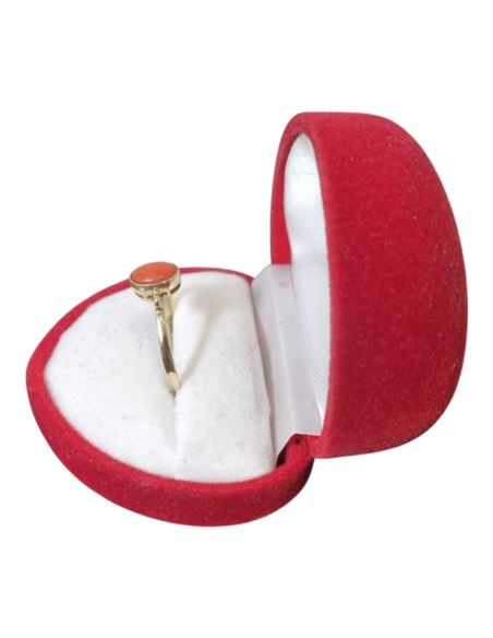 Pierścionek z Drobnym Koralem 1,41g pr.585 r.17