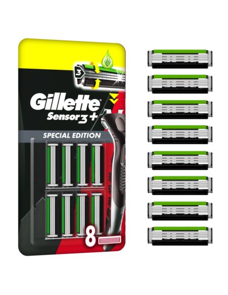 Wkłady do Maszynki Gillette Sensor 3+ Special Edition 8 szt