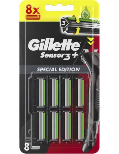 Wkłady do Maszynki Gillette Sensor 3+ Special Edition 8 szt