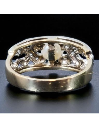 Pierścionek Z Perłą 3,95g 585 r.17