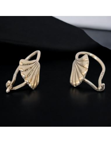 Kolczyki Muszelki 0,86g pr.585