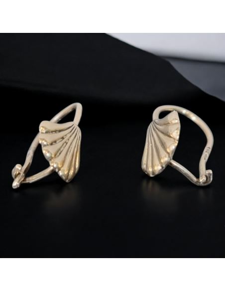 Kolczyki Muszelki 0,86g pr.585