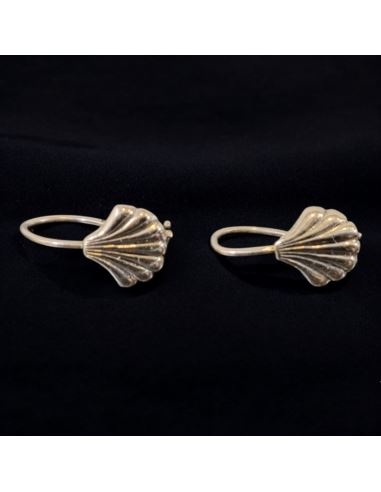 Kolczyki Muszelki 0,86g pr.585