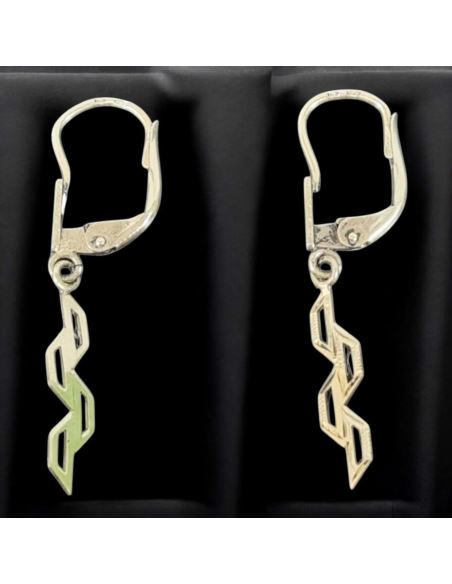 Kolczyki Przeplatane 1,59g pr.585