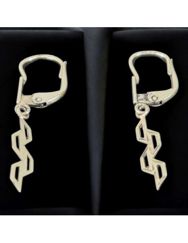 Kolczyki Przeplatane 1,59g pr.585