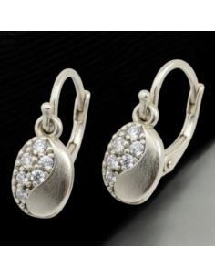 Drobne Kolczyki Owalne 0,97g pr.585