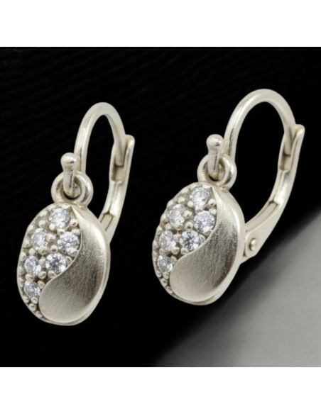 Drobne Kolczyki Owalne 0,97g pr.585