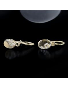 Drobne Kolczyki Owalne 0,97g pr.585 2