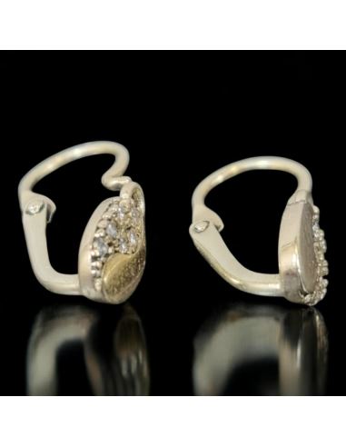 Drobne Kolczyki Owalne 0,97g pr.585