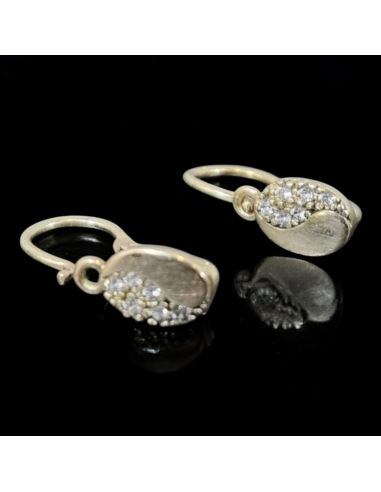 Drobne Kolczyki Owalne 0,97g pr.585