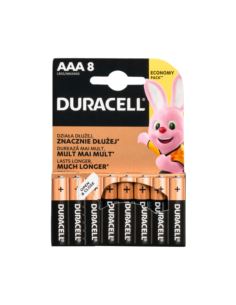 Bateria alkaliczna Duracell AAA (R3) 8 sztuk LR3 Oryginał najtaniej!