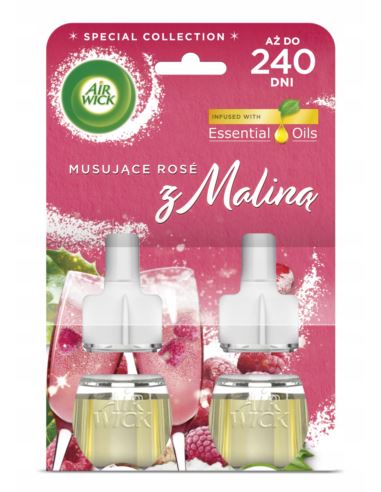 Air Wick Wkład do Odświeżacza Musujące Rose z Maliną 2x19