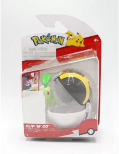 FIGURKA BITEWNA POKEMON POKEBALL CLIP 'N' GO POKEMON CHIKORITA