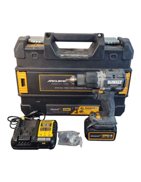 Wkrętarka udarowa DeWALT DCD85M McLaren Walizka Ładowarka Akumulator 4Ah