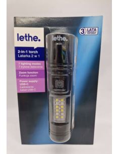 Lethe Latarka 2w1 Zoom USB-C 300Lm