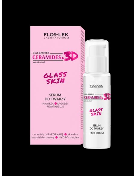 CERAMIDES. 3D GLASS SKIN Serum do twarzy 30 ml - FLOSLEK