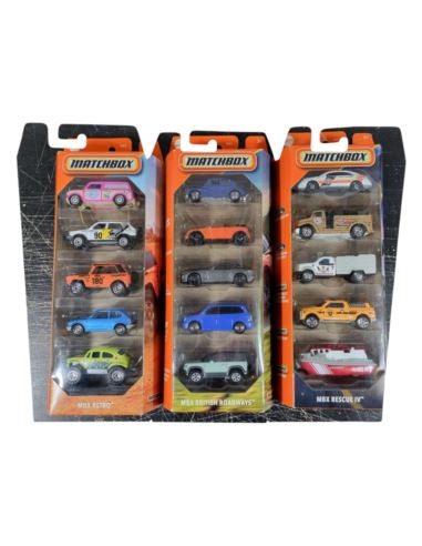 Zestaw Resoraki Matchbox 5-Pack Różne Modele