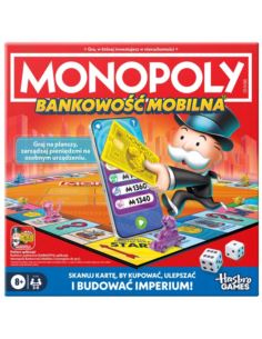 Gra Planszowa Monopoly Bankowość Mobilna Hasbro G1424
