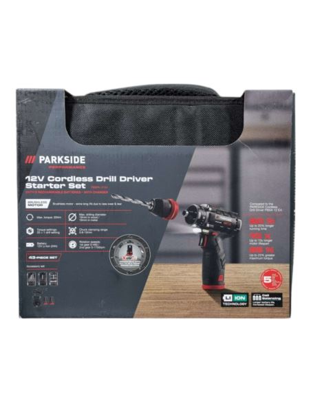 Wkrętarka PBSPA 12 E4 Parkside PERFORMANCE 12V x12v Akumulatorowa 2xaku